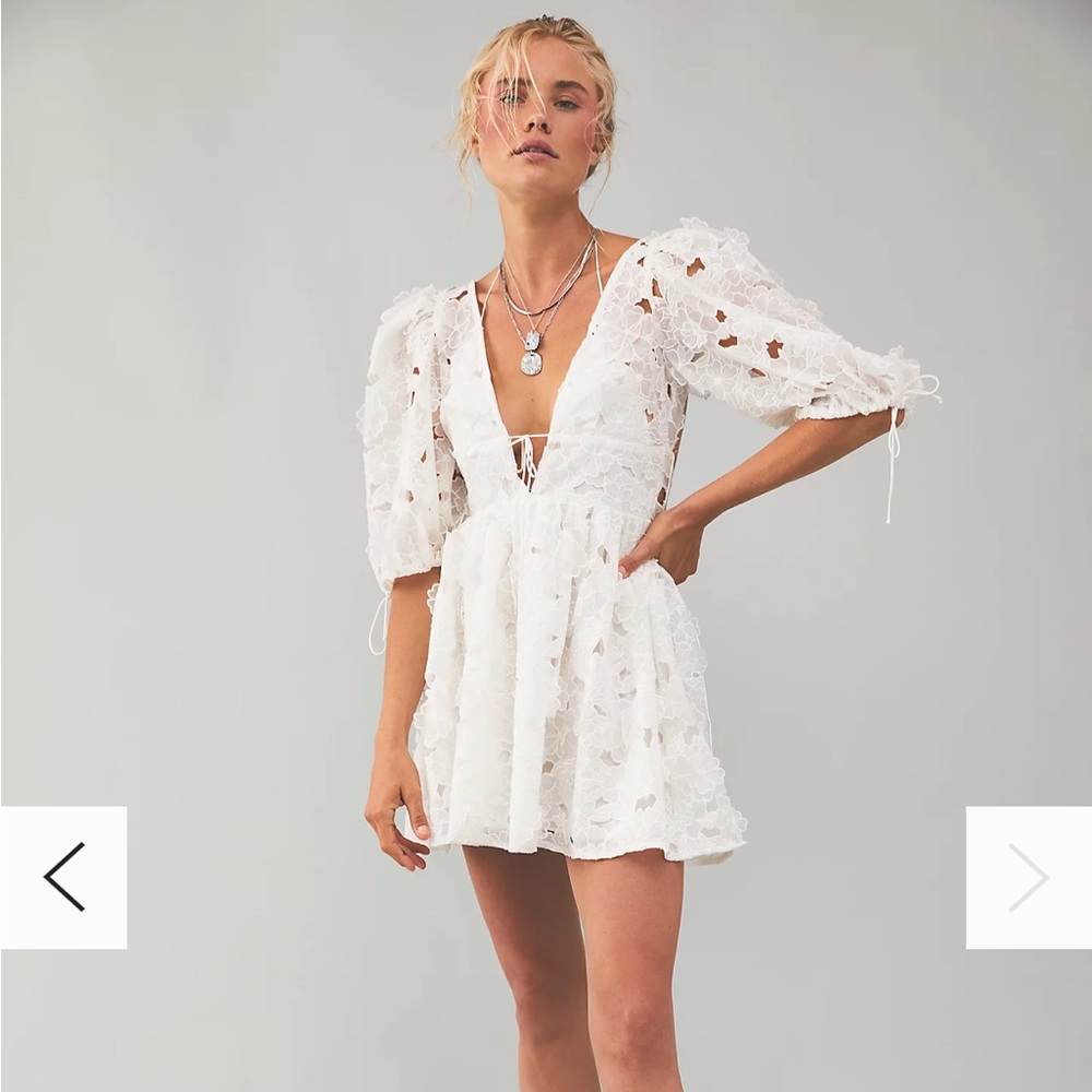 For Love & Lemons Serena Mini Dress